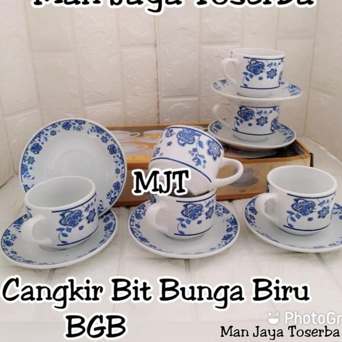 Cangkir Set Bit Ceramic Motif Cangkir Kopi Cangkir Teh Gelas Kopi Teh