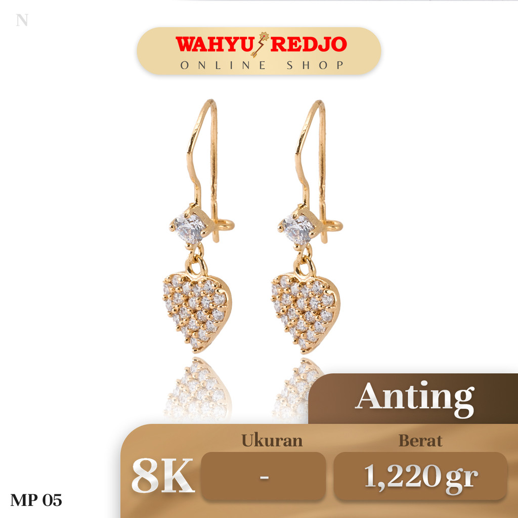 Anting Emas Kadar 8K Wahyu Redjo AN-8K 30426482