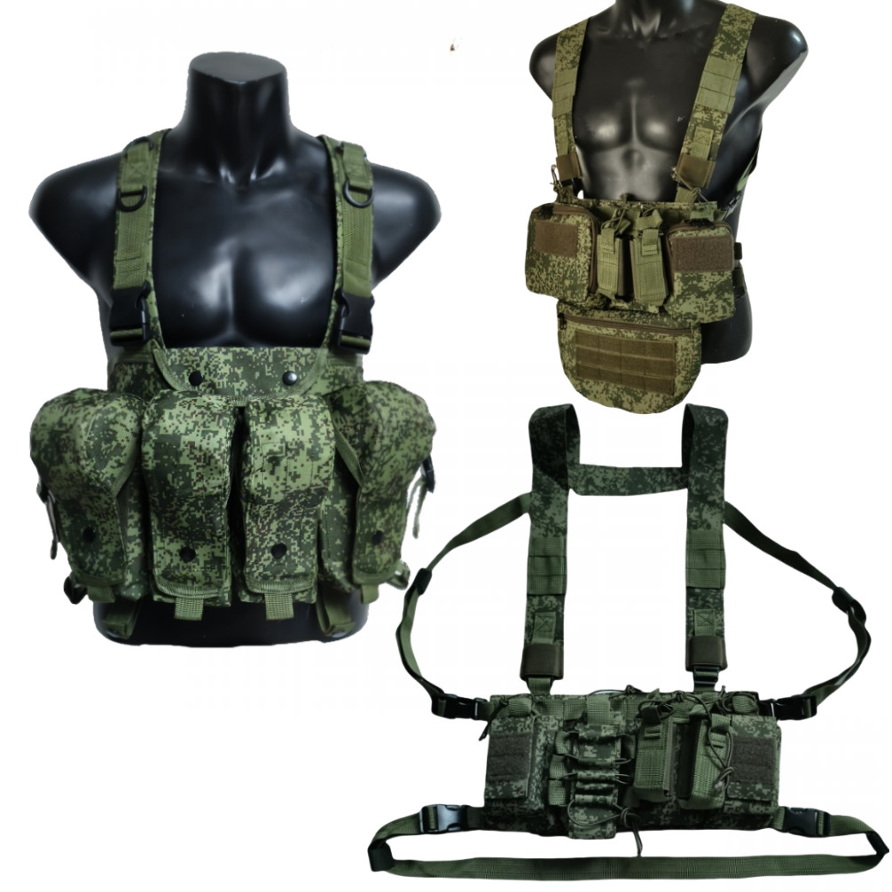 Russian Emr Tactical Vest Molle Training Hunting Airsoft Chest Vest Security Quick Release Ak Belly