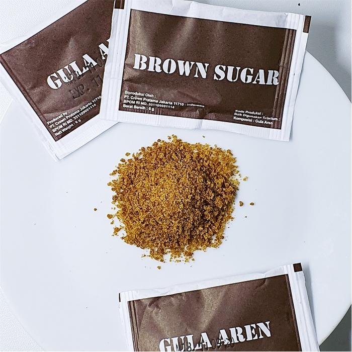 Gula Merah Sachet 6 Gram / Brown Sugar / Gula Saset Hotel / Gula Aren / Gula Sachet Stick Isi 250