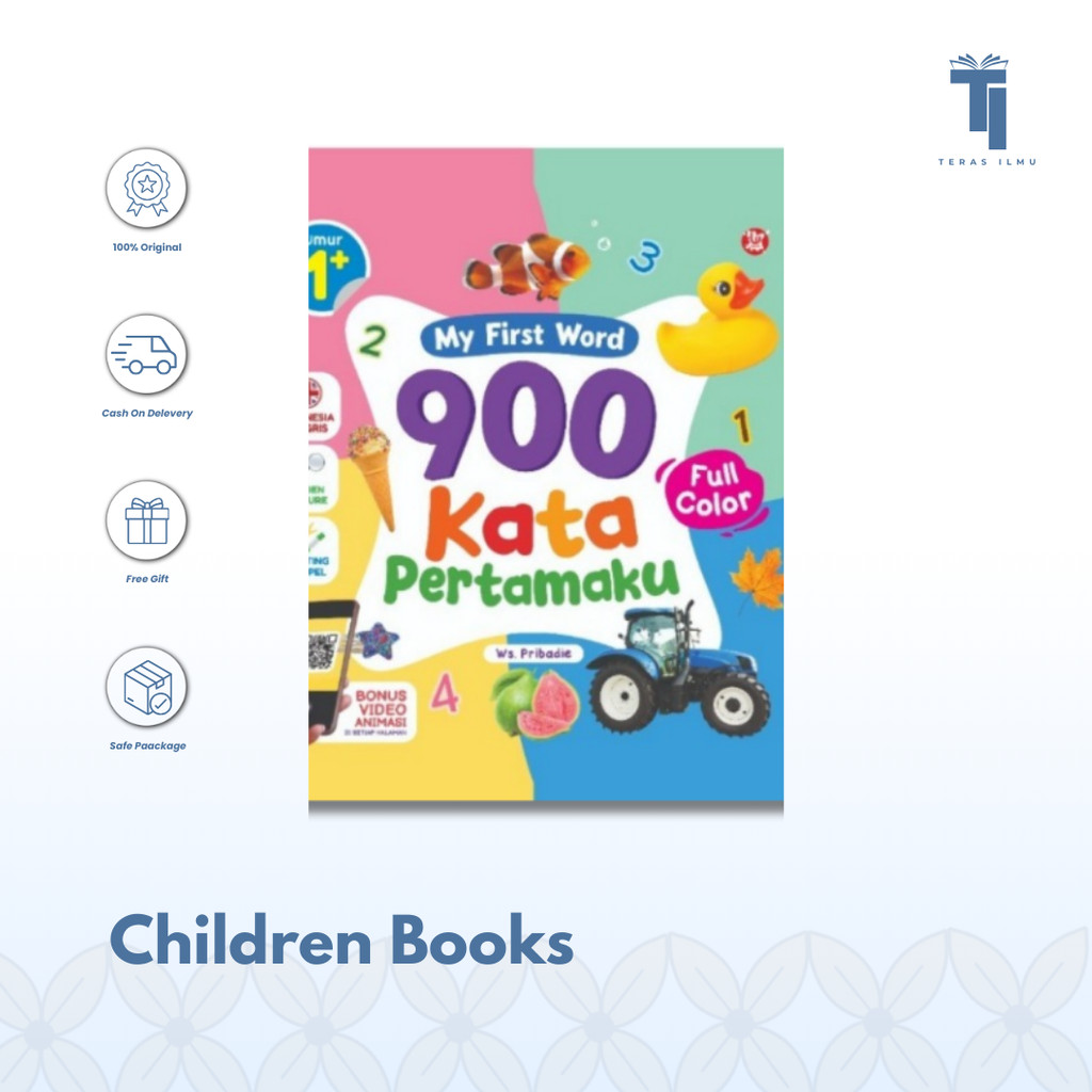 Teras Ilmu - Childrens Books | My First Word - 900 Kata Pertamaku by Ws. Pribadie-