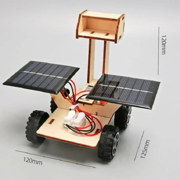Cod - 1 Set Mainan Edukasi Diy Car Solar Panel Mainan Mobil Tenaga Surya Mainan Edukasi Panel Surya