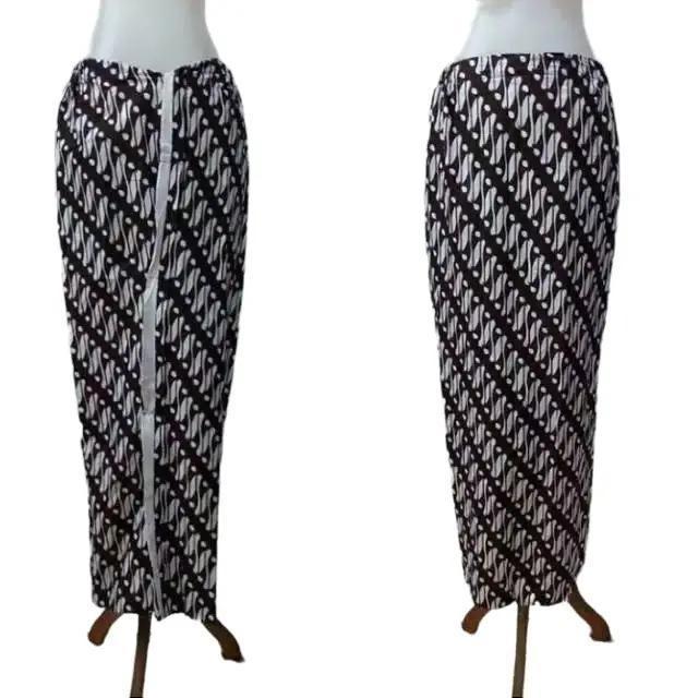 Rok jarik instan siap pakai/Jarik instan bawahan kebaya dan surjan lurik pria dan wanita/ Hitam