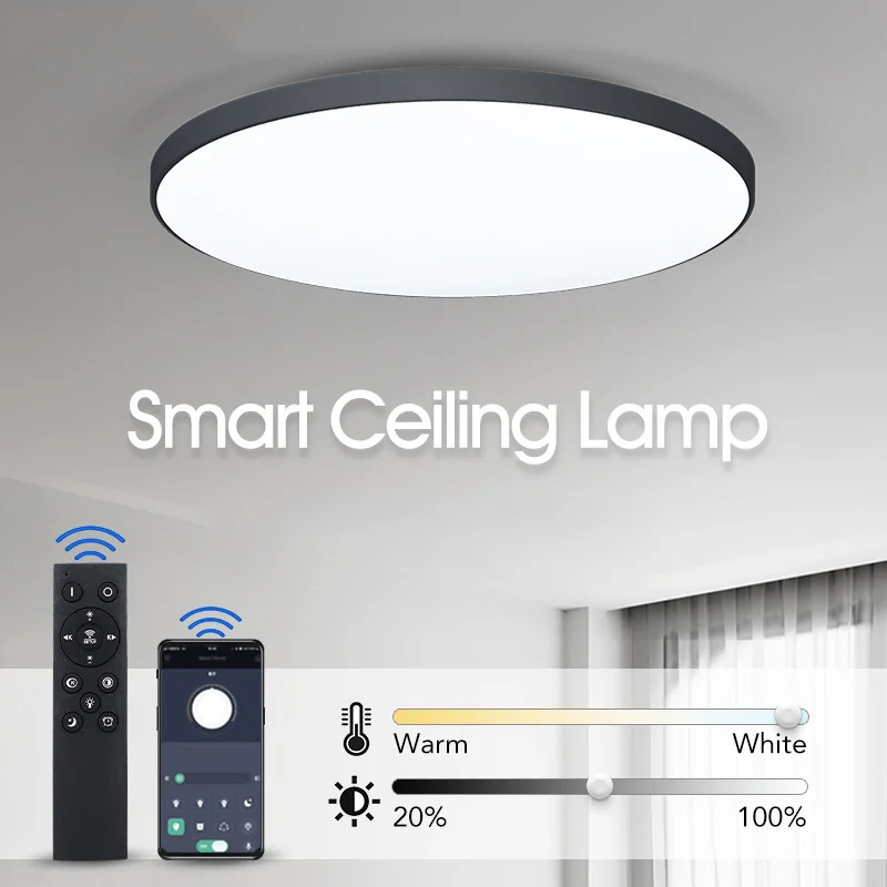 BESTPRICE LED Flush Mount Ceiling Light Low Profile Surface Mount Modern Ceiling Light Fixture for K