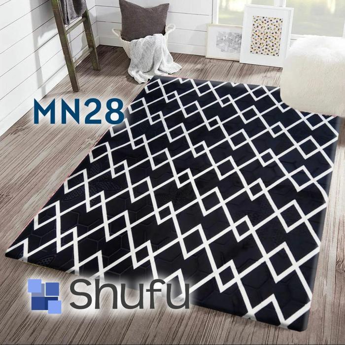 Karpet Busa Shufu Malaysia 190x270 jumbo / karpet import / motif minimalis MN