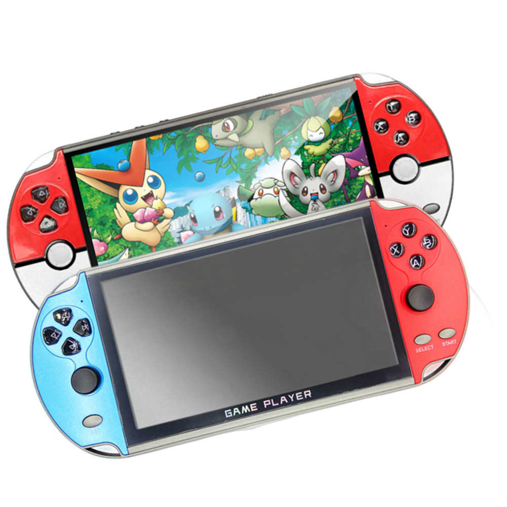 X40 Portable Game Console 7 inch Screen 16GB with 3000+ free retro games dual rocker for neogeo/gbc/