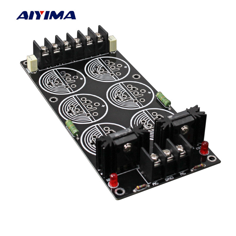 AIYIMA 120A Rectifier Filter Power Supply Board Solder Schottky 35MM 6 Capacitances Rectification Am
