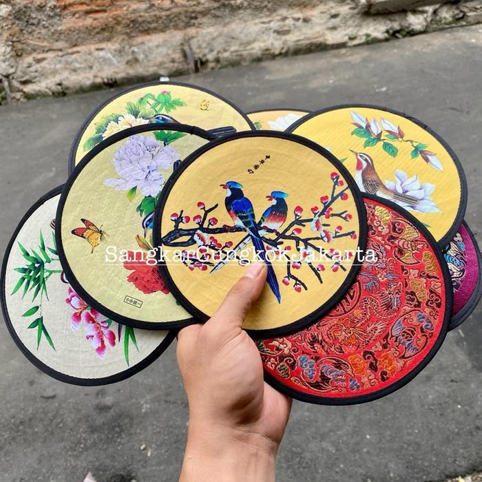 Plafon Sangkar Cungkok Bulat Bahan Kain Gratis Ongkir