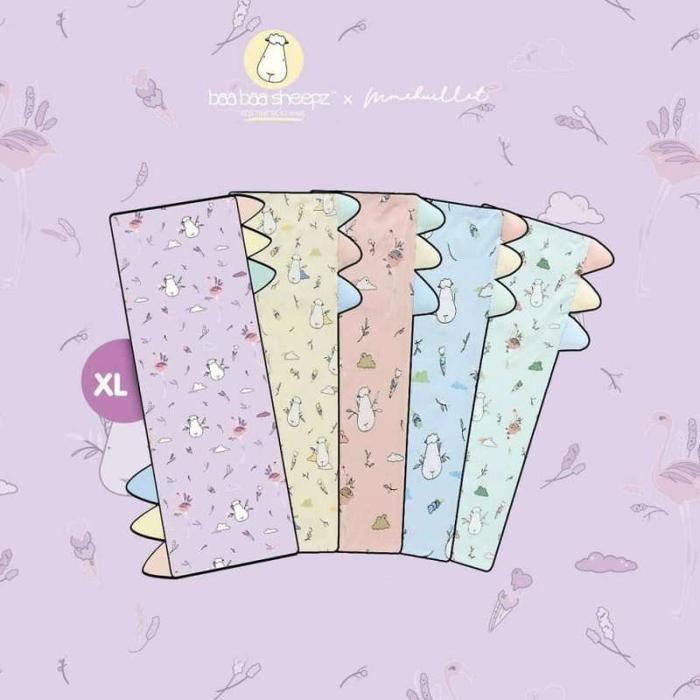 Baabaasheepz x Mmehuillet Sarung Bantal Flamingo Collection XL