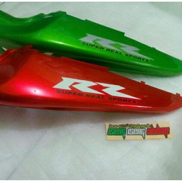 Sepasang Body Rr Hijau Metalik Stiker