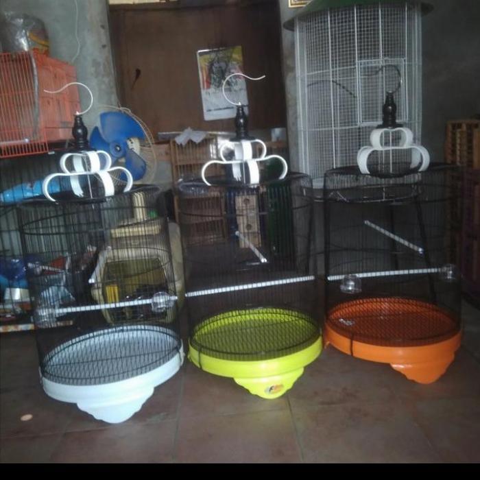 sangkar burung lovebird besi jumbo import terlaris