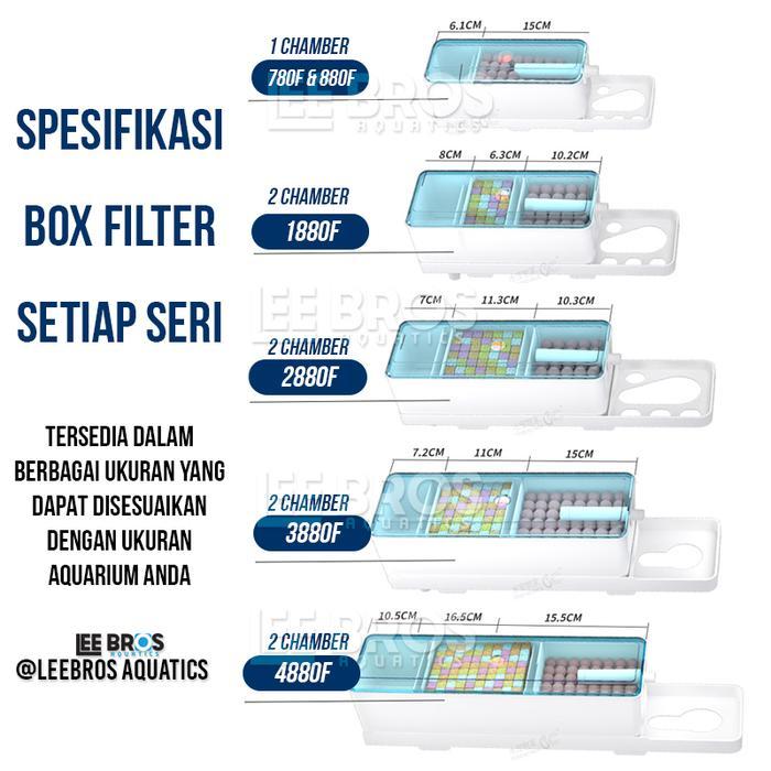 Top Filter Aquarium / Filter Box Aquarium / Box Filter Aquarium / Filter Atas / Pompa Filter