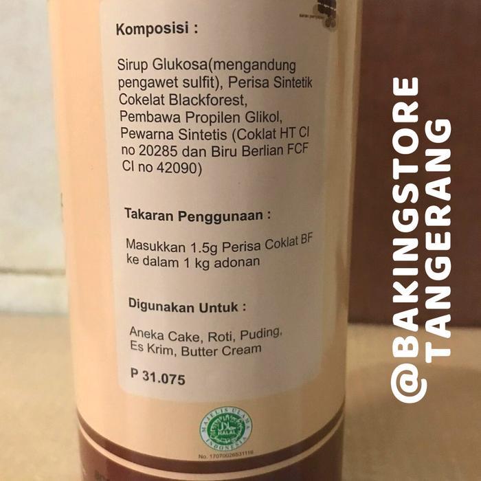 TOFFIECO PASTA COKELAT BLACKFOREST PERISA CHOCOLATE BLACKFOREST 1KG