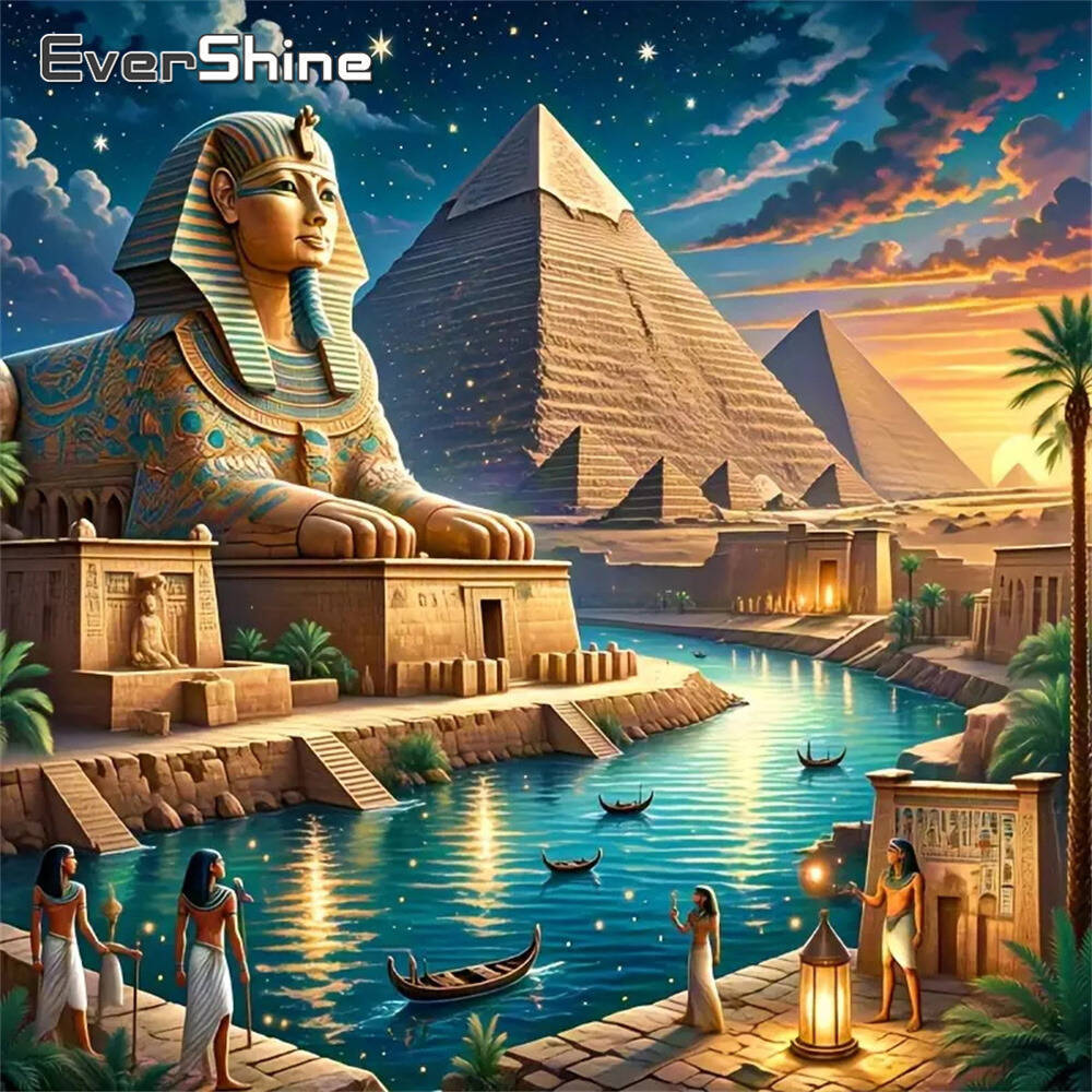 Evershine Diamond Painting Landscape Diy Rr Diamond Mosaic Building Pattern For S Beginners Unique