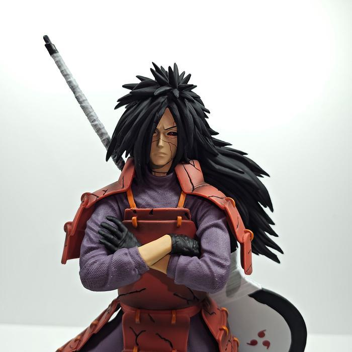 Terbaru Madara Uchiha CW Standing with Light Naruto Shippuden 42cm Action Figure PVC D-MYA052 Barang