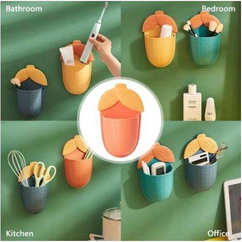 Rak Gantungan Tempel Dinding / Tempat Sikat Gigi Odol Model Jagung