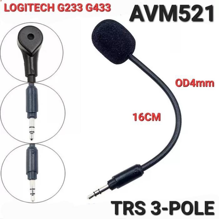 Avpro Avm521 Mini 3.5Mm Trs Flexible Microphone F G233 G433 16Cm Od4Mm