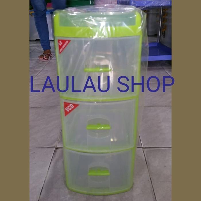 Laci Cd Dvd Susun 3 Shinpo 344 L3 / Rak Sendok Garpu Container Serbaguna Plastik