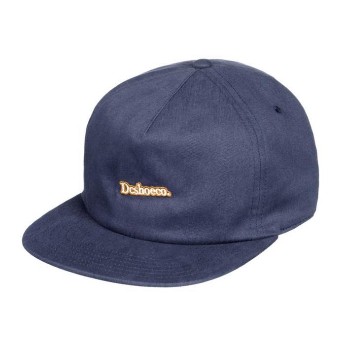 Topi Dc Shoes Hilltop Unstructured Cap Hat Iris Navy Original