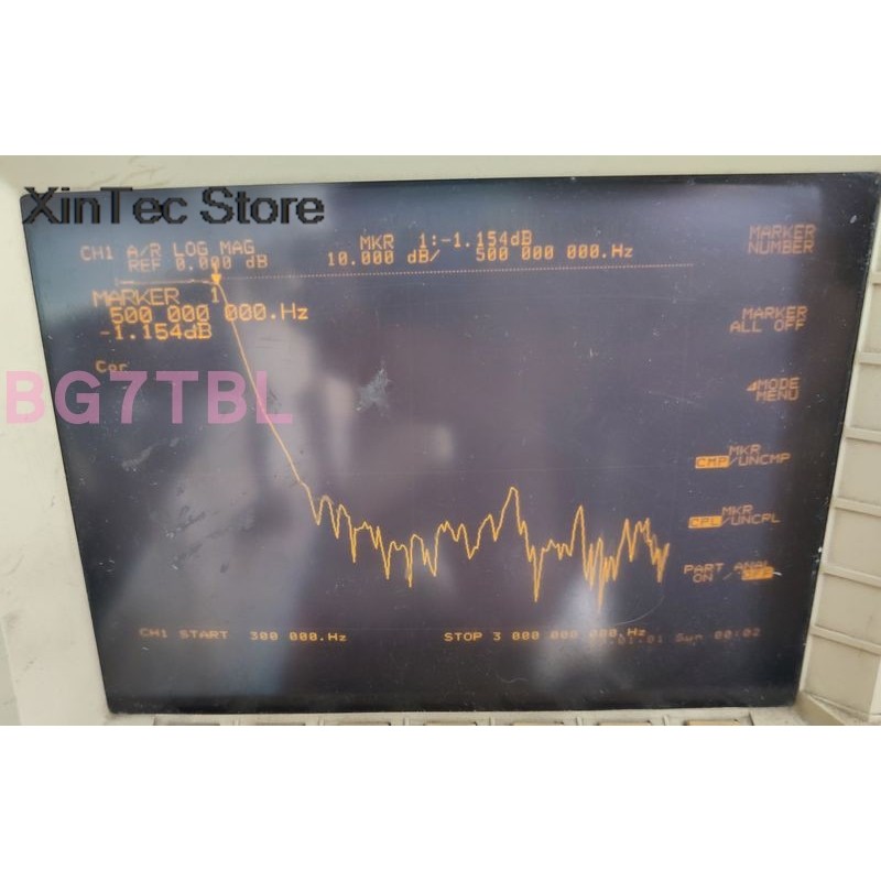 0.1M-1G Sma Lpf Low Pass Filter 10K 100K 1M 2M 5M 10M 20M 30M 40M 50M 100M 110M 200M 500M 900M Lc Dc