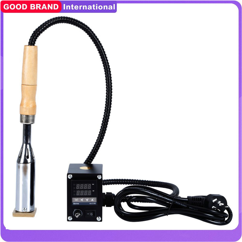 BELI SEKARANG 300W Adjustable Temperature Model Handheld Hot Stamping Machine Branding Machine Leath