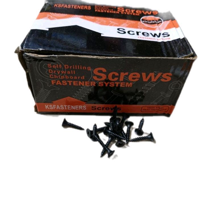 "New" sekrup gypsum 3/4 inchi skrup gypsum 2cm 1box isi 500pcs baut sekrup