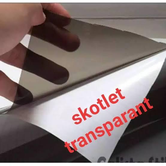 Skotlet Hitam Transparan Motor Mobil Per Meter