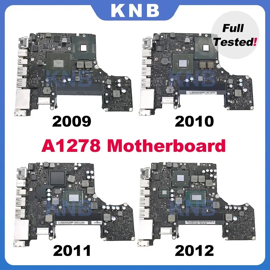 Original A1278 Logic Board For Macbook Pro 13" A1278 Motherboard I5 I7 2008 2009 2010 2011 2012 Year