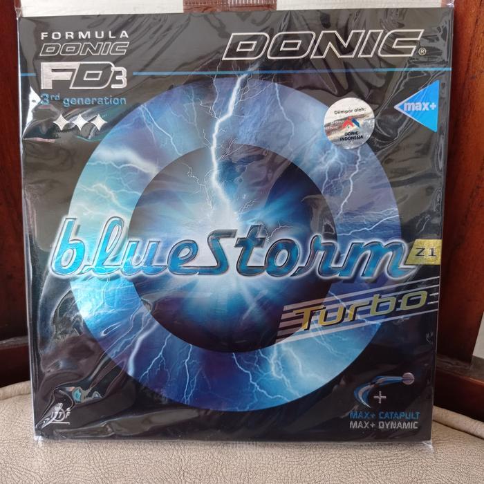 READY KARET TENIS MEJA DONIC BLUESTORM Z1 TURBO BIRU BLUE ORIGINAL