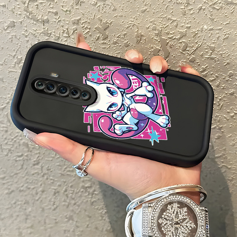 Casing Hp Untuk OPPO Reno 2F Reno 2Z Reno2 F Reno2 Z Case Casing Kucing manis pola Kasus HP Tangga L