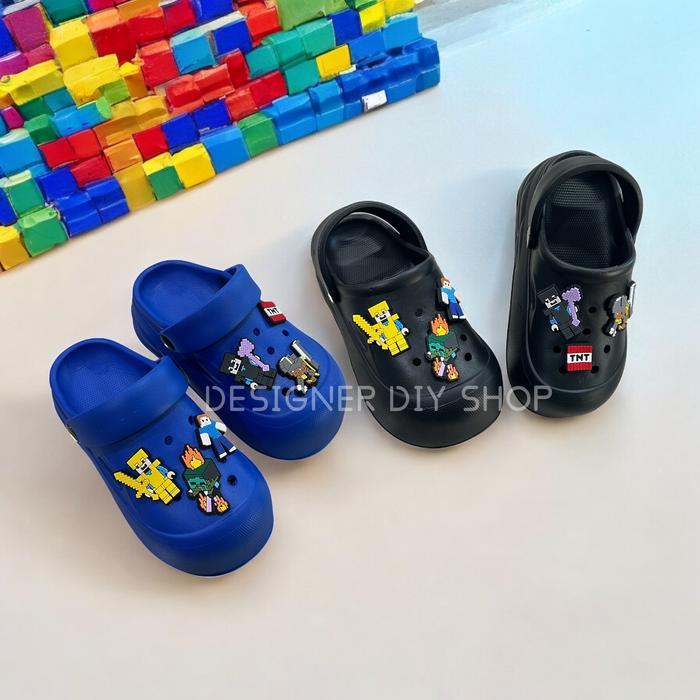 Bata Tomkins - Sepatu Sandal Anak Laki-Laki Motif Terbaru Tung Tung Sahur Sandal Anak Laki-Laki