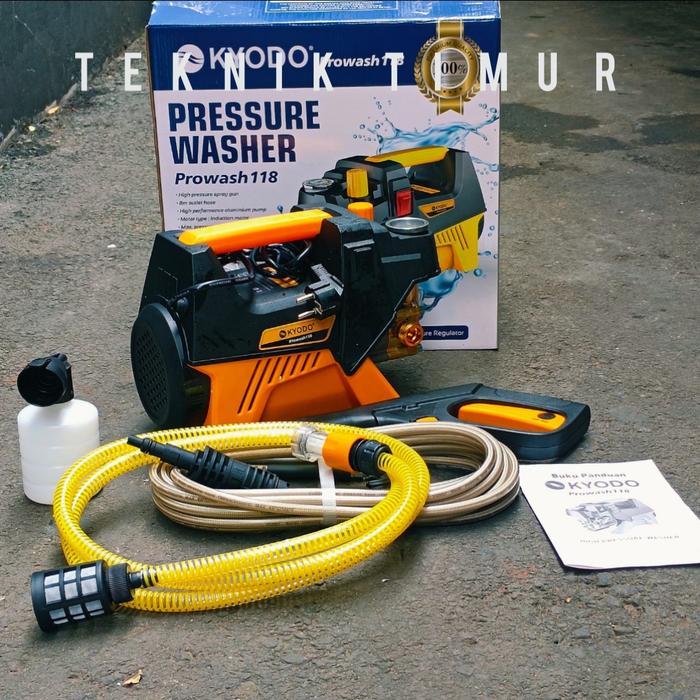 MESIN STEAM AC MOBIL MOTOR KYODO JAPAN JET CLEANER KYODO PROWASH 118