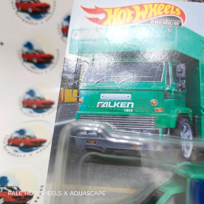 HOTWHEELS TEAM TRANSPORT FALKEN MERCEDES BENZ 190E FLEET FLYER