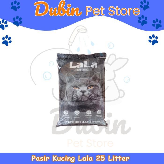 Pasir Kucing LALA 25 Liter - Lala Cat Litter 25 L Pasir Gumpal Wangi