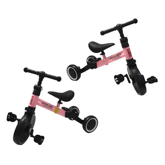 New Sepeda Anak 3 In 1 Good Boy Good Girl Balance Bike Mantap