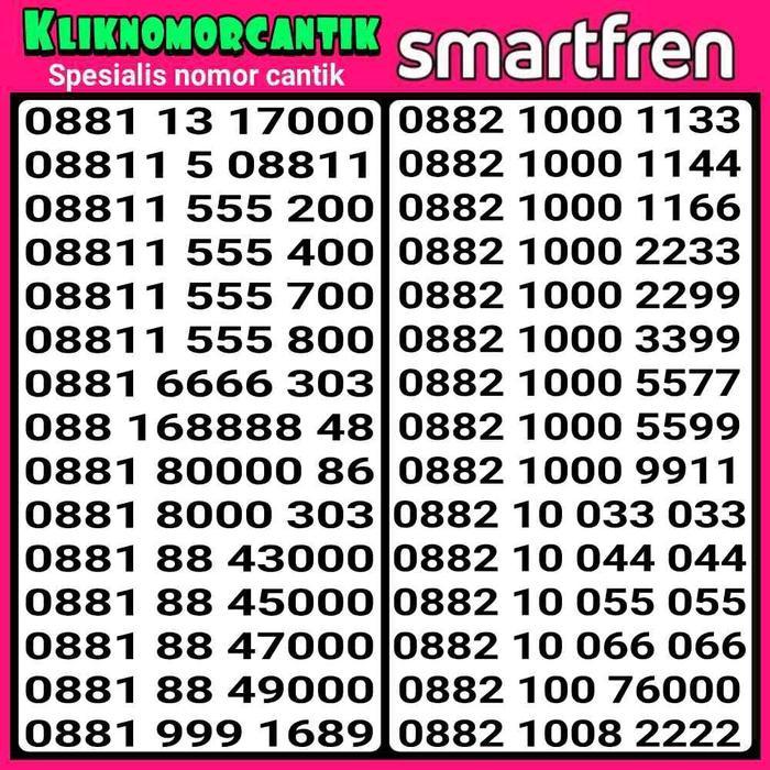 Nomor Cantik Smartfren 4G&5G Kartu Perdana Smartfren A11