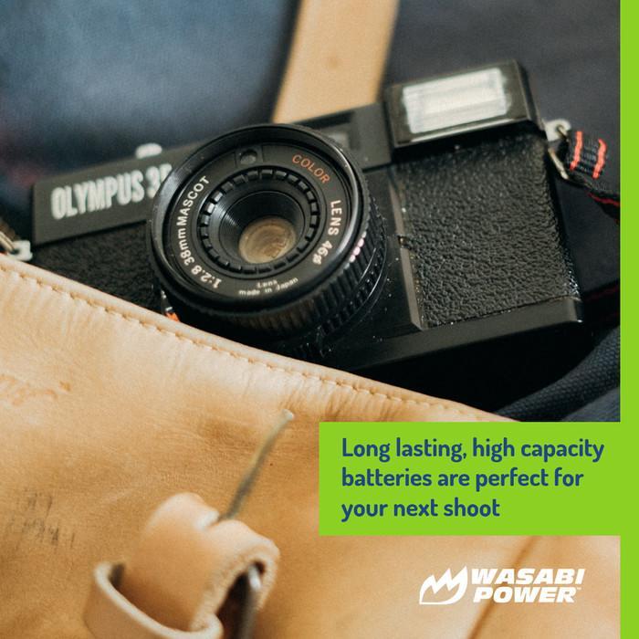 Wasabi Power Battery For Olympus Li-90B Li-92B Li90B Li92B Li 90B 92B Tough Tg1 Tg2 Tg3 Tg4 Tg5 Tg6