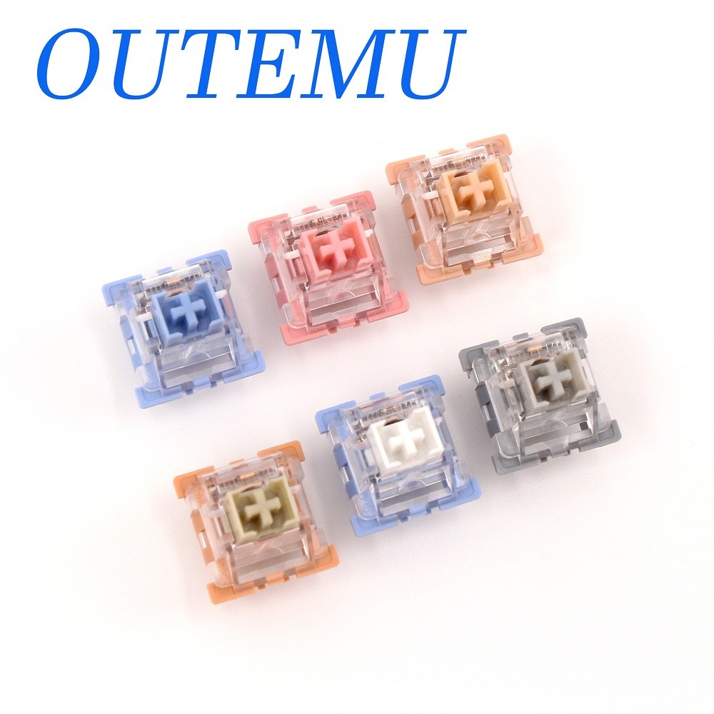 Outemu Switches Lubed Mechanical Keyboard Switch 3Pin Silent Clicky Ar Tactile Milk Tom Custom