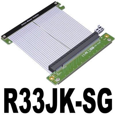 Adt-Link High Performance Graphics Video Cards Extension Cable Pci Express X16 4.0 Riser Extender