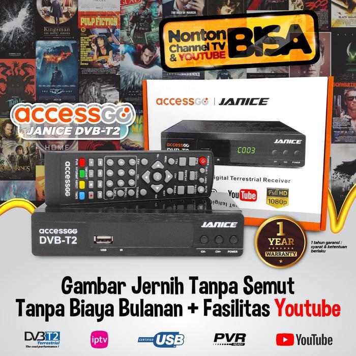 Accessgo Digital Tv Tuner Set Top Box Receiver Dvb-T2 Terbaik