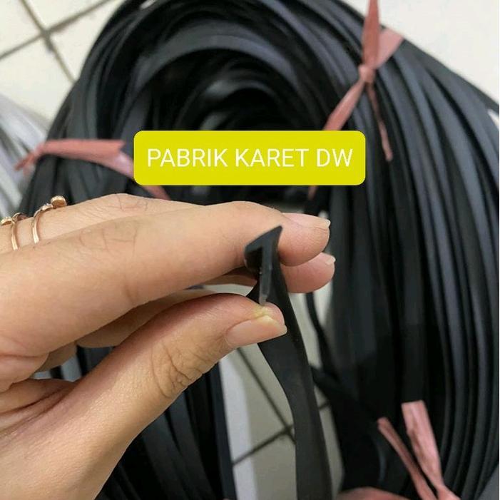 "New" Karet list T bodykit fender spakbor mobil karet Lis T - PABRIK KARET DW Car