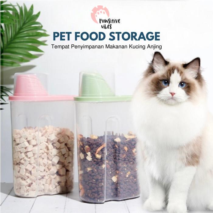 Pet Food Storage - Tempat Penyimpanan Makanan Kucing Anjing