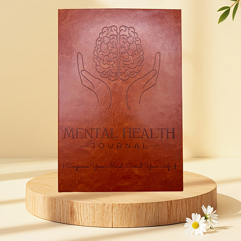 Mental Health Journal Anxiety & Guided Journal Self Care Journal To Practice Posit Thinking Adhd