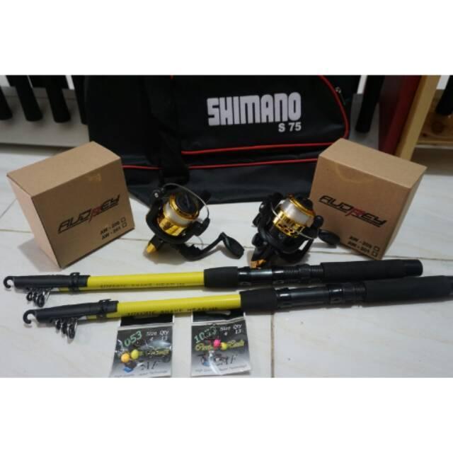 SET PANCING 2 REEL AUDREY DAN 2 JORAN ANTENA 150CM