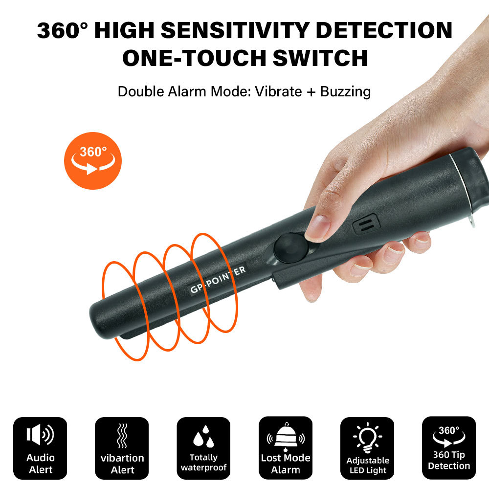 New Handheld Metal Detector Metal Pinpointing Rod Detector Gp-Pointer Waterproof Metal Gold Detector