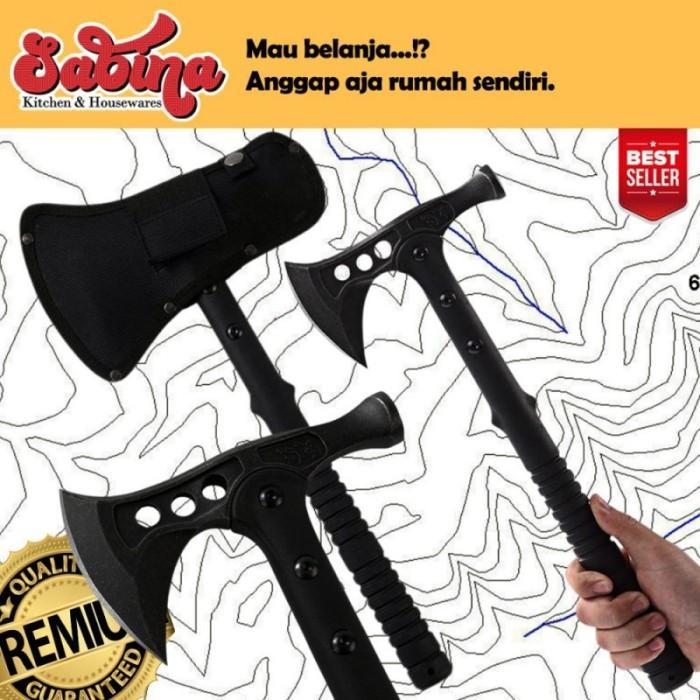 Kapak Kampak Survival Outdoor Pemotong Kayu Palu Sog