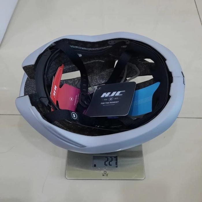 Helm Sepeda Helmet Hjc Original Ibex 2.0 Matt Grey Silver Line