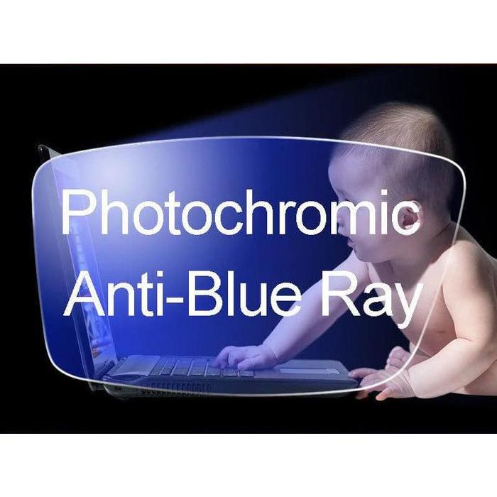 Ganti Lensa Bluray Photocromic Normal s/d minus 4