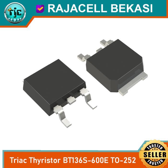 Bt136S-600E To-252 Triac 4A 600V Bt136S Dpak Smd Logic Level Sensitive Gate 4 Ampere 600 Volt