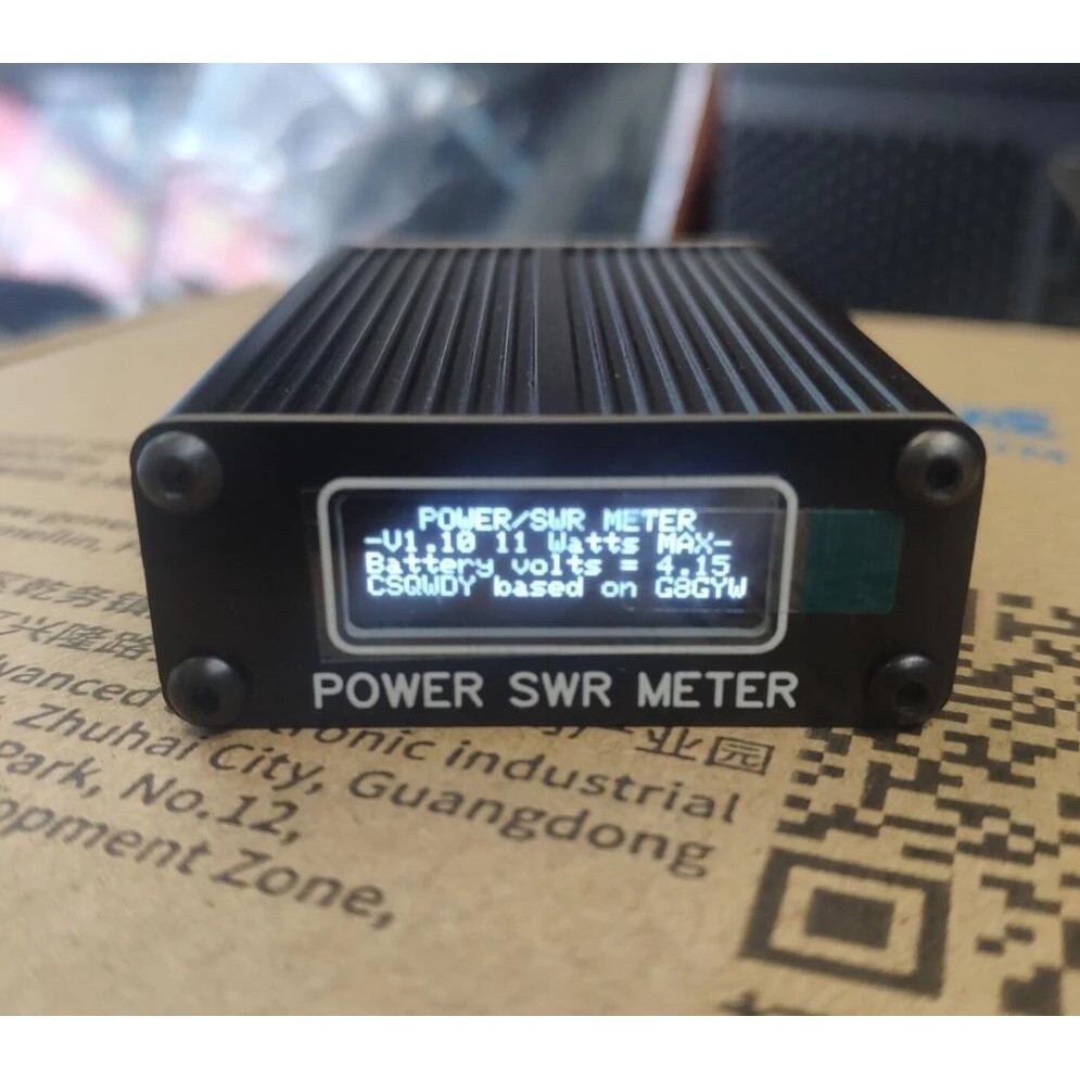 BAHANA Mini QRP  80W 1.6Mhz-30Mhz SWR HF Short Wave Standing Wave Meter SWR and Power Meter + Batter